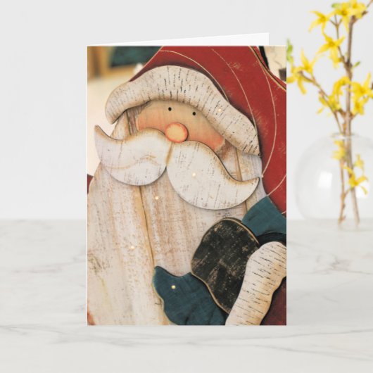 Santa Karte (Gelbe Blume)