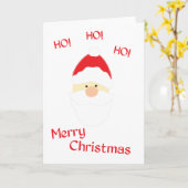 Santa Karte (Gelbe Blume)