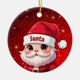 Santa 🎅🎄 keramik ornament
