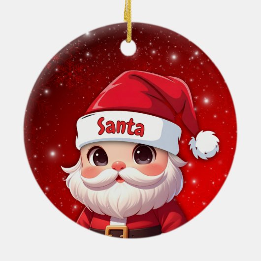 Santa 🎅🎄 keramik ornament (Hinten)