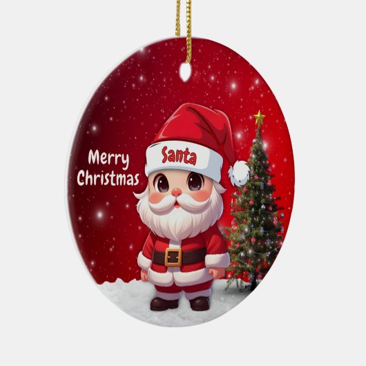 Santa 🎅🎄 keramik ornament (Rechts)