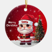 Santa 🎅🎄 keramik ornament (Vorne)