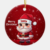 Santa 🎅🎄 keramik ornament (Vorne)