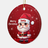 Santa 🎅🎄 keramik ornament (Links)