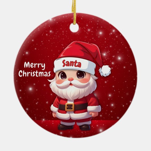 Santa 🎅🎄 keramik ornament (Hinten)