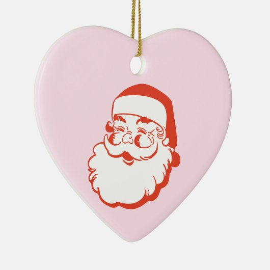 Santa Keramik Ornament (Rechts)