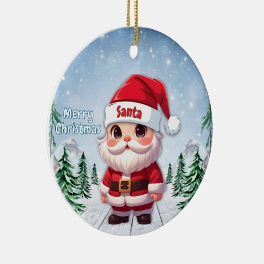 Santa 🎅🎄 keramik ornament (Rechts)