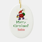 Santa Keramikornament (Hinten)