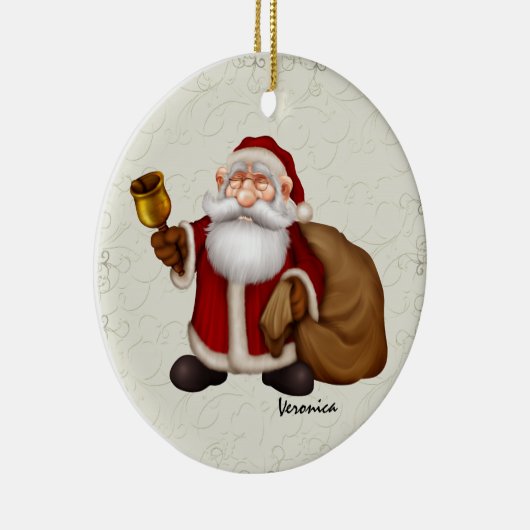 Santa Keramikornament (Rechts)