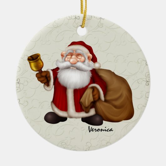 Santa Keramikornament (Vorne)
