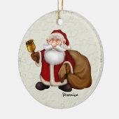 Santa Keramikornament (Links)