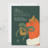 Santa Key Neue Zuhause Weihnachtsgrüße Feiertagskarte (Vorderseite)