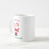 Santa Kids Children Festliche Weihnachten Niedlich Kaffeetasse (Vorderseite Links)