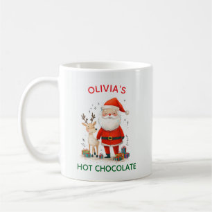 Santa Kinder Weihnachten Süß Rentier Kaffeetasse