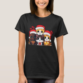 Santa Kittens T-Shirt
