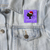 Santa Kitty Button (Beispiel)