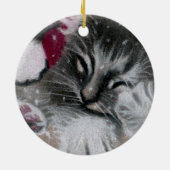 Santa Kitty Cat Ornament (Hinten)