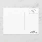 Santa Kitty Cat Postcard Feiertagspostkarte (Rückseite)