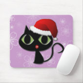 Santa Kitty Mousepad (Mit Mouse)