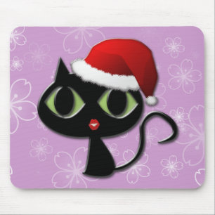 Santa Kitty Mousepad