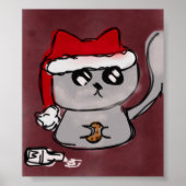 Santa Kitty Poster (Vorne)