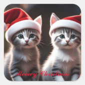 Santa Kitty Stickers (Vorderseite)