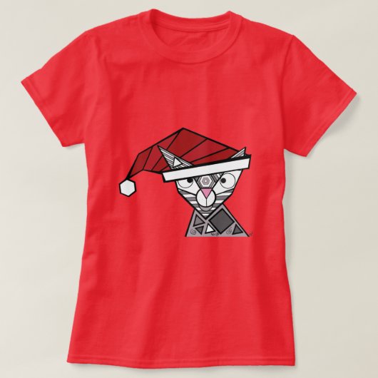 Santa Kitty T-Shirt (Design vorne)