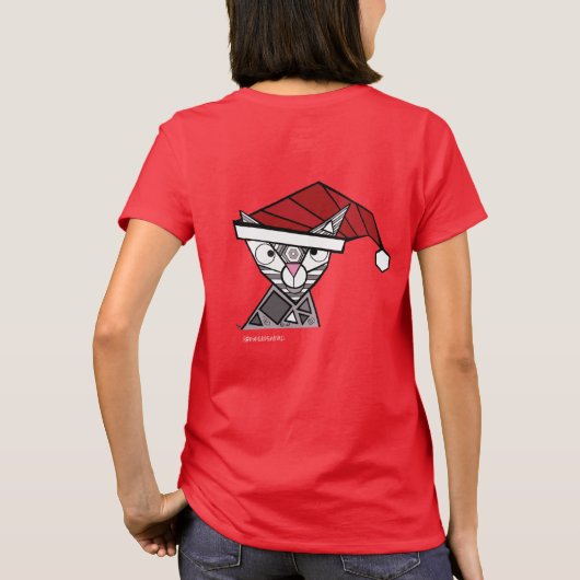 Santa Kitty T-Shirt (Rückseite)