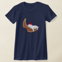 Santa Kitty und der Lebkuchenmond T-Shirt