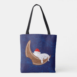 Santa Kitty und der Lebkuchenmond Tasche