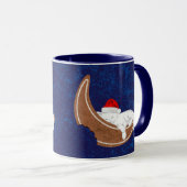 Santa Kitty und der Lebkuchenmond Tasse (VorderseiteRechts)