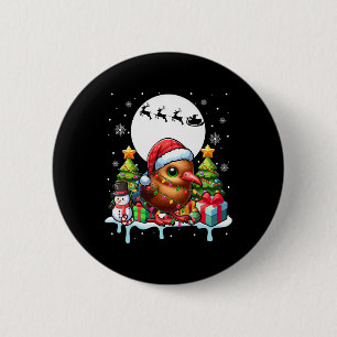 Santa Kiwi Bird Snowman Xmas Lichter farbenfrohe K Button