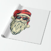 Santa-Klasse mit Brille Geschenkpapier (Ungerollt)