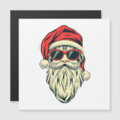 Santa-Klasse mit Brille Magnetkarte (Vorne/Hinten)