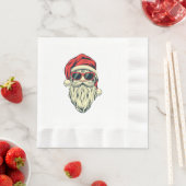 Santa-Klasse mit Brille Serviette (Beispiel)
