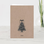 Santa Klaue Karte (Rückseite)