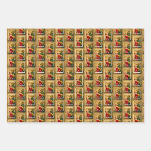 Santa Klettergarten Geschenkpapier Set (Vorderseite 2)