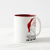 Santa Knows Tasse (VorderseiteRechts)