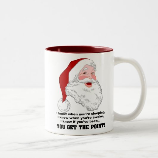 Santa Knows Tasse (Rechts)