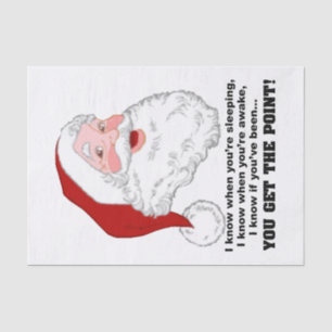 Santa Knows Tissue Seidenpapier