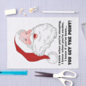 Santa Knows Tissue Seidenpapier (Handwerk)