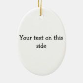 Santa Koala - Messe Dinkum Personalisiert Keramik Ornament (Hinten)