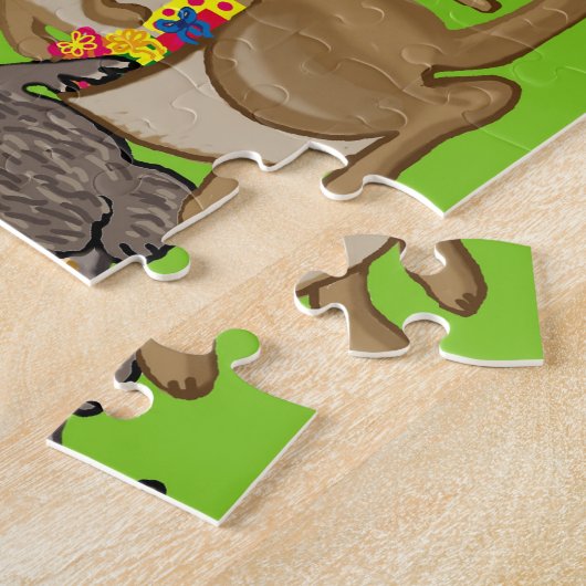 Santa koala puzzle (Seite)