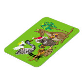 Santa koala Weihnachten in Australien Magnet (Linke Seite)