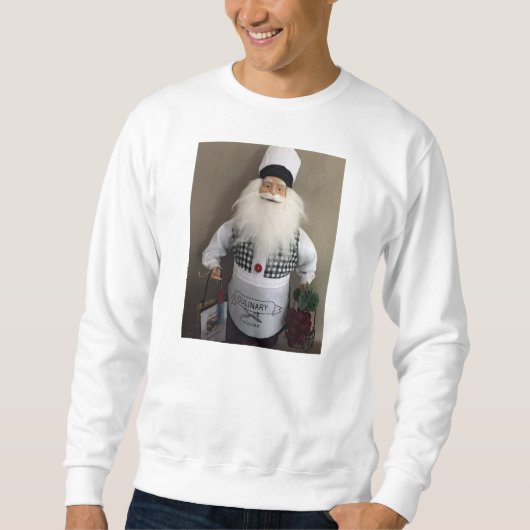 "SANTA KOCH" SWEATSHIRT FÜR IHREN KOCH ODER KOCHEN (Vorderseite)