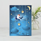 Santa kommt einladung (Stehend Vorderseite)