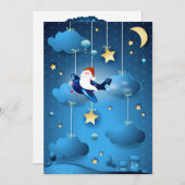 Santa kommt einladung (Vorne/Hinten)