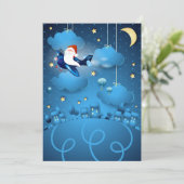 Santa kommt einladung (Stehend Vorderseite)