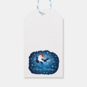 Santa kommt geschenkanhänger (Rückseite)