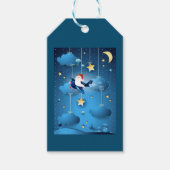 Santa kommt geschenkanhänger (Vorderseite)